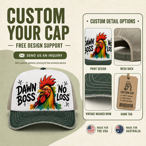 <span class=keywords><strong>Gorra</strong></span> Trucker de Malla Personalizada con Parches Impresos y Visera Curva, de 5 Paneles, de Algodón, con Gráficos de <span class=keywords><strong>Animales</strong></span>, Gorras Trucker, <span class=keywords><strong>Gorra</strong></span> Trucker <span class=keywords><strong>Gallo</strong></span>, Venta al por Mayor - Product Image 3