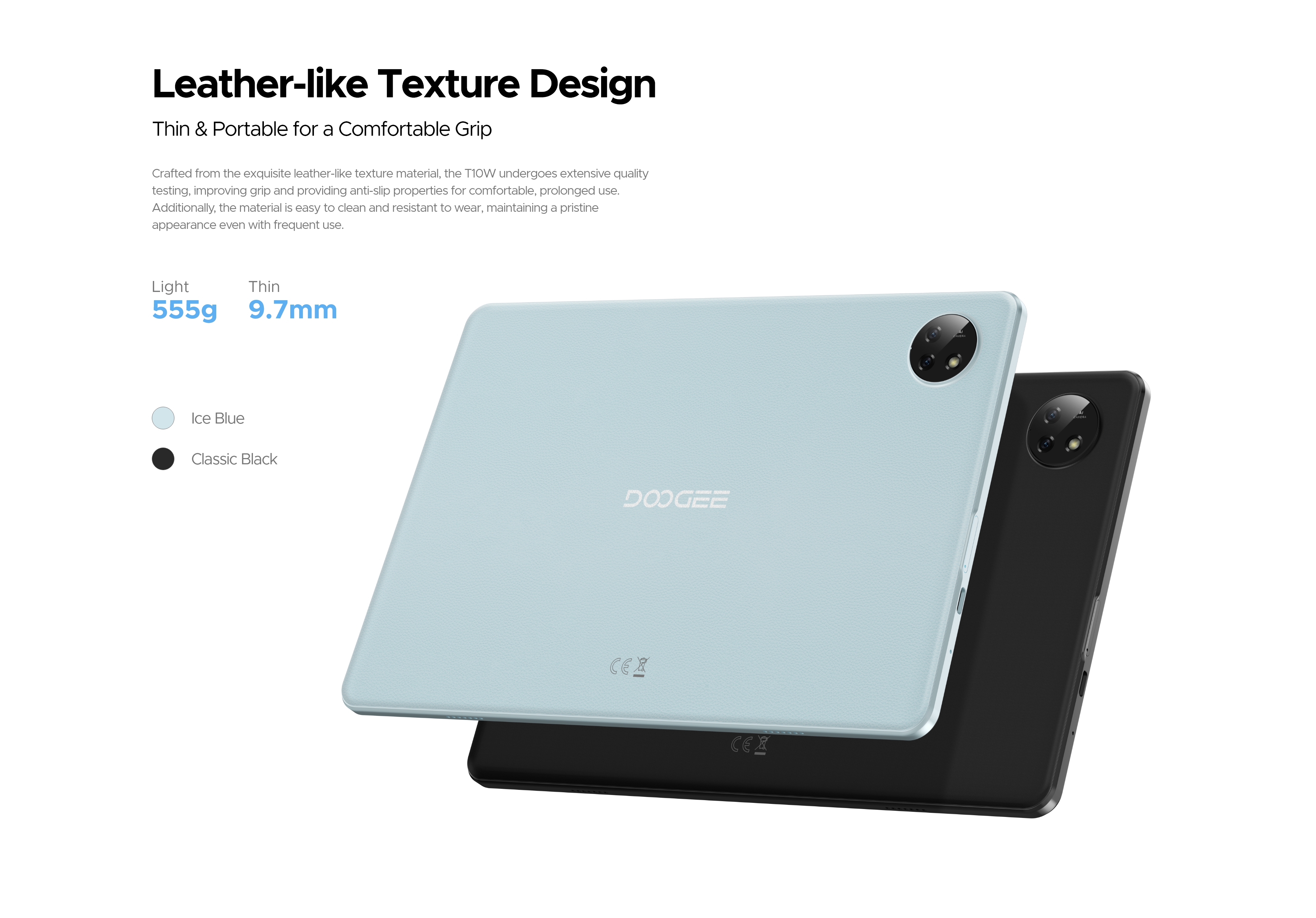 DOOGEE T10w Tablet PC - 10.1 Inch, 9GB+128GB, Dual SIM 4G