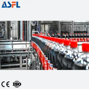 Soft Drink Production Line For Carbonated Drink Juice Mineral Drink Water Wine Beer Sparking Beverage Filling Machine