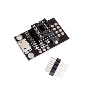 บอร์ดพัฒนา Attiny13A/Attiny25/Attiny45/Attiny85 โปรแกรมเมอร์อินเทอร์เฟซ USB สำหรับการเขียนโปรแกรมไมโครคอนโทรลเลอร์อิเล็กทรอนิกส์ DIY - Product Image 1