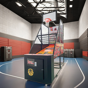 Máquina de juego de tiro de baloncesto callejero de estilo regular deportivo de entretenimiento con monedas para interiores - Product Image 6