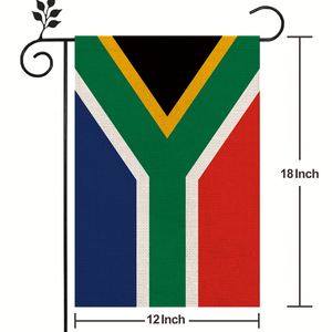 Bandera de Jardín Sudafricana de Lino de Alta Calidad para Exteriores, 12*18 Pulgadas, Varios Estilos para la Industria Automotriz y de Seguros - Product Image 2