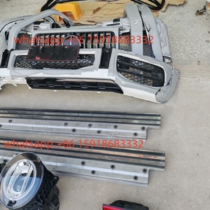 Pour <span class=keywords><strong>Mercedes</strong></span> Benz classe G G350 G500 G550 G63 pare-chocs avant gril phare voiture porte roue sourcil Kit de carrosserie - Product Image 3