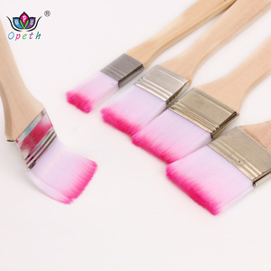 Ensemble de pinceaux transfrontaliers pour <span class=keywords><strong>peinture</strong></span> à l'huile, acrylique, gouache, aquarelle, <span class=keywords><strong>peinture</strong></span> murale, poils en nylon, tête plate, manche en bois, modèle - Product Image 1