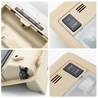 Console de toit intérieure de voiture Maictop avec étui à lunettes, éclairage LED pour la lecture de cartes, interrupteur de toit ouvrant pour TOYOTA Land Cruiser Série 200 2008-2020