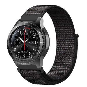 Cinturino per <span class=keywords><strong>Samsung</strong></span> Galaxy Watch 4/3 Classic Active 2/Gear S3/S2, Bracciale di Lusso in Nylon Traspirante per Huawei Watch GT - Product Image 1