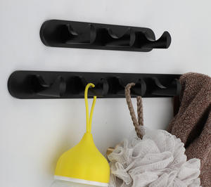 Crochets muraux adhésifs simples personnalisés pour cuisine, design métallique flexible, durables et modernes pour une organisation efficace des outils - Product Image 2