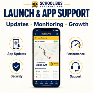 Développement d'une application de <span class=keywords><strong>suivi</strong></span> de bus scolaires personnalisée pour iOS et Android avec fonction de contrôle des présences des élèves et alertes parentales LionCreate - Product Image 6