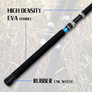 Caña de Pescar de Spinning para Agua Salada de 6' con Mango de EVA y Fibra de Vidrio, 30-50lbs/50-80lbs, para Pesca con Señuelos - Product Image 4
