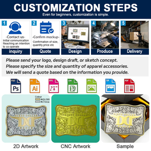 <span class=keywords><strong>Boucle</strong></span> <span class=keywords><strong>de</strong></span> ceinture ovale tendance style Mexique Cowboy personnalisée pour femmes, accessoires <span class=keywords><strong>de</strong></span> ceinture en métal pour hommes, art populaire, alliage <span class=keywords><strong>de</strong></span> zinc - Product Image 4