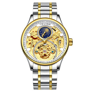 Relojes de Pulsera de Lujo para Hombre, Mecánicos y Automáticos, con Correa de Cuero o Acero Inoxidable, Resistentes al Agua, en Caja Personalizada - Product Image 2