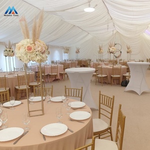 Tente blanche de luxe <span class=keywords><strong>pour</strong></span> mariages en plein air, tente de réception imperméable, tente de fête à vendre ou à <span class=keywords><strong>louer</strong></span>, carpas para eventos - Product Image 2