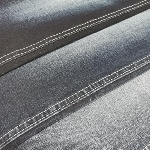 Tissu denim régulier gris 10oz bleu mélangé couleur noire tejido vaquero haute élasticité