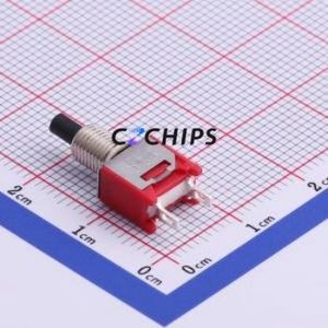 8MS9P1B05M1QES Push Button Switch Through hole Component (THT) Switch Single Pole Single Throw Round Plunger Through Hole 3A - Product Image 2