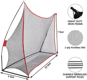 High Quality Portable Chipping Folding Driving Hitting Training Outdoor Practice Golf Net