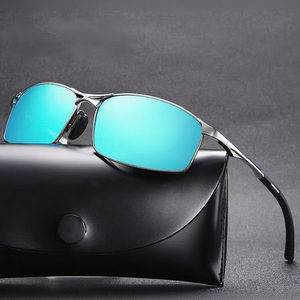 Nuevas Gafas de Sol Deportivas Unisex Europeas Americanas de Alta Gama, Polarizadas UV400, con Patillas Metálicas de Resorte, para Conducir - Product Image 1