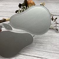 Pochoir de découpe et d'embossage en métal motif Poire pour scrapbooking, fabrication de cartes et décoration d'albums DIY