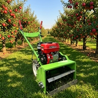 Cortadora de Césped Manual Autopropulsada, Mini Trituradora de Maleza para Jardín y Granja