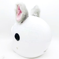 Nouveau casque oreilles de chat cornes en peluche couvre pour le snowboard pour le Sport de vélo de moto