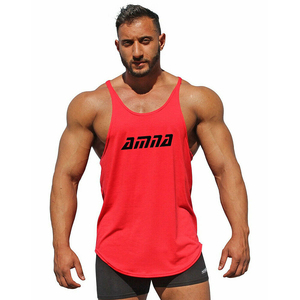 El Pakistán proveedor de culturismo gimnasio Stringer Chaleco de Color azul oscuro camiseta/chaleco sin mangas - Product Image 4