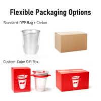 Gobelet de fête coloré personnalisé, design moderne, gobelet à cola, gobelets en aluminium jetables, mug Ping 450 ml, gobelet à eau portable pour les voyages et la randonnée
