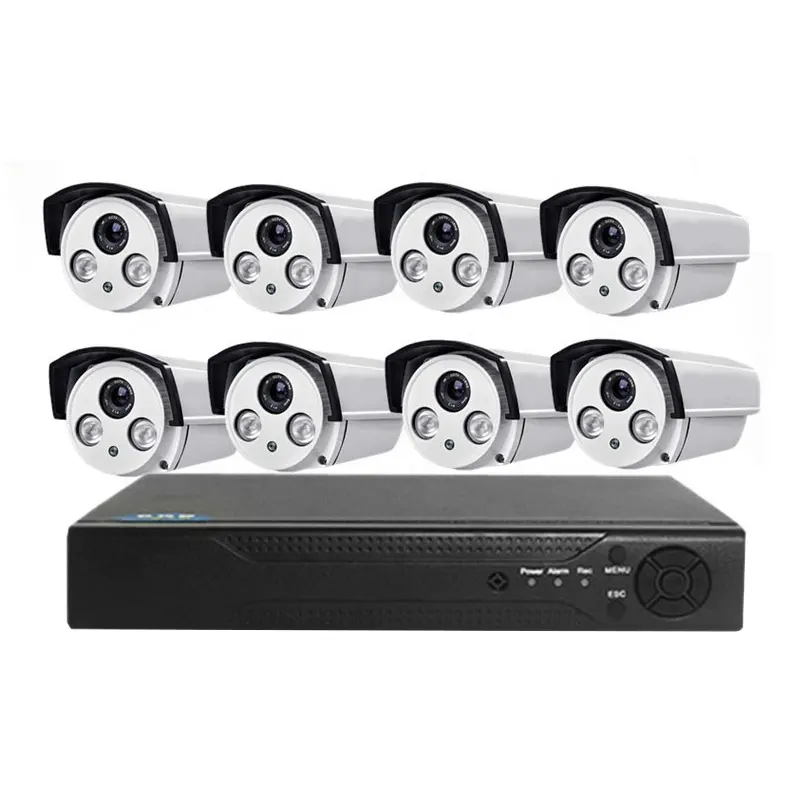 1080p 2mp 8CH 2megapixel AHD coassiale trasmissione Ultra-lontana CCTV telecamera di sorveglianza di sicurezza Kit DVR Set Suit