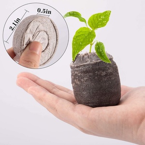 Wholesale 5CM Coco <b>Peat</b> Prllets Disc Moss Seed Starting Plugs Pallet Seedling Soil Block Coconut Coir Pellets - Product Image 4