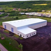Structure en acier lourd préfabriquée, entrepôt, atelier, bâtiment d'usine, bâtiment industriel sur mesure