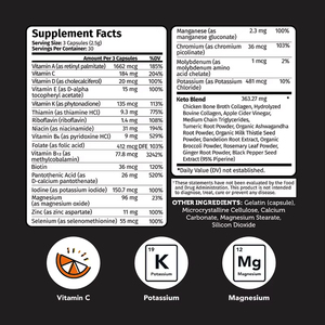 OEM Label pribadi Premium <span class=keywords><strong>Keto</strong></span> <span class=keywords><strong>Diet</strong></span> pil energi MCT Magnesium kalium kolagen kapsul serat makanan perawatan suplemen - Product Image 2