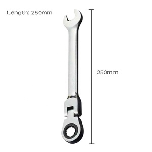 1pc Testa Fissa Combinazione Chiave Chiave A Cricchetto Set di Utensili A Mano Manico A Cricchetto Chiavi 8/9/10/11/12/13/14/15/17/19mm - Product Image 4