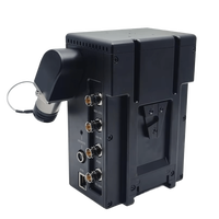 Système de contrôle de caméra de diffusion de style ENG, émetteurs-récepteurs à fibre optique, station de base CCU, connecteur SMPTE 3K93C, 12G SDI 300M