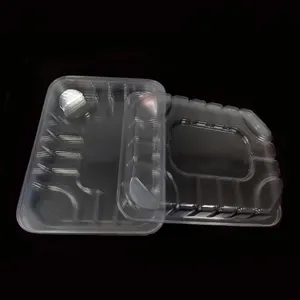 Пластиковый прозрачный лоток для упаковки мяса птицы