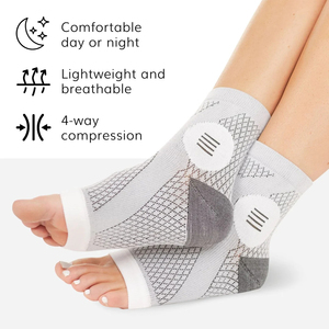 Neuropatia Meias Compressão Toeless Pé Pain Relief Mangas Plantar Fasciite Suporte Tornozelo Brace Esporte Meias - Product Image 5