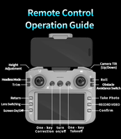Drone M4 super convivial pour débutants avec télécommande longue portée, connectivité sans fil, évitement d'obstacles et fonctionnalités de drone offert en cadeau