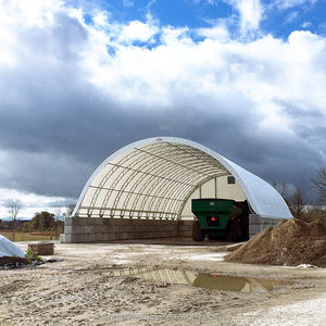 في المخزون خيمة تخزين قبة النسيج بناء مزدوجة 0.55Kn الرياح الثلوج تحميل تراجع الساخنة الجمالون - Product Image 6