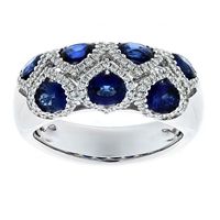 Bague de Fiançailles et Alliance en Argent 925S avec Saphir Bleu Taille Princesse, Bague de Fiançailles Épaisse, Alliance Fine, Délai de Livraison
