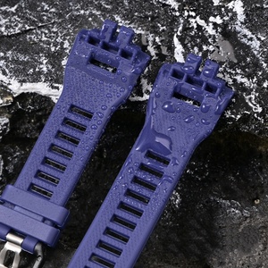 สายซิลิโคนดีไซน์ใหม่สำหรับนาฬิกา Casio <span class=keywords><strong>GBD</strong></span>-<span class=keywords><strong>200</strong></span>-1GBD-200SM วัสดุเรซิ่นแบบพิเศษ สายนาฬิกาแบบสปอร์ตทำจากยาง - Product Image 3