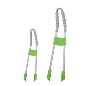 Pince à déchets en alliage d'aluminium verte avec manche de 20 cm pour la collecte des déchets - Product Image 4