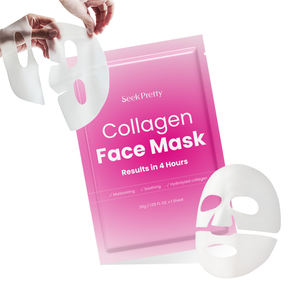 बहुत अनुकूलित लोगो Niacinamide पेप्टाइड की पुष्टि करते हुए फेस शीट कोलेजन नाइट रैपिंग मास्क बायोकोलेजन मास्क - Product Image 1