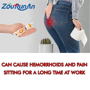 ZouRunAn Crema profesional eficaz para hemorroides Crema de ungüento natural para hemorroides con fisura <span class=keywords><strong>anal</strong></span> natural - Product Image 5