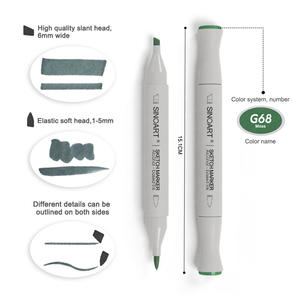 SINOART Pennarelli per Schizzi OEM all'Ingrosso, 216 Colori, <span class=keywords><strong>Punta</strong></span> Morbida a Pennello, <span class=keywords><strong>Doppia</strong></span> <span class=keywords><strong>Punta</strong></span> per Animazione e Schizzi - Product Image 3