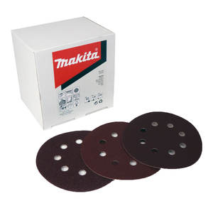 Disco in silicone nero in Velcro da 5 pollici con gancio e anello 240 # disco levigante bianco 100 pz/Carton OBM/OEM supporto personalizzabile - Product Image 2