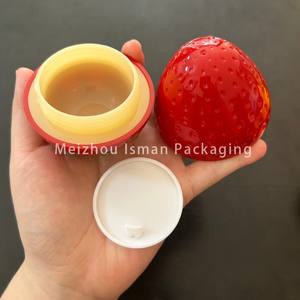 Bonita fruta limón melocotón calabaza forma ojo cara Cuerpo crema tarro bote bálsamo labial contenedor vacío labio exfoliante cosmético embalaje 30g - Product Image 6