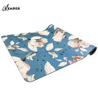 Tapis de yoga en caoutchouc PU imprimé motif marin écologique avec coussin de 3 mm et livraison rapide pour la vente en gros et l'utilisation en studio de gym