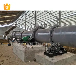 Chicken manure rotary drying machine and cassava rotary drying machine