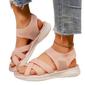 2026 hot selling <b>summer</b> fashion casual <b>flat</b> sandals and plus size sandals for women wholesale - Product Image 6
