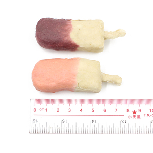 Friandises dentaires pour chiens : Os protéinés en cuir de vache recouverts de pâte de poulet, texture dure et durable, pour le nettoyage des dents - Product Image 6