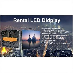 Écran LED d'intérieur haute luminosité étanche pour la location, mur vidéo sans soudure P3.91, résolution 96x96, fréquence de rafraîchissement 3840Hz, personnalisable - Product Image 1