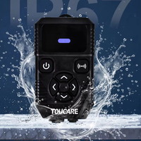 Intercom Moto TOUCARE T6S : Technologie MESH 3.0, Portée 1000m, Groupe de 6 Motocyclistes et Écouteurs Illimités