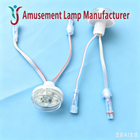 Lampes à pixels de 45 mm, lumières LED programmables en forme de champignon pour parc d'attractions, type roue de Ferris, type avion